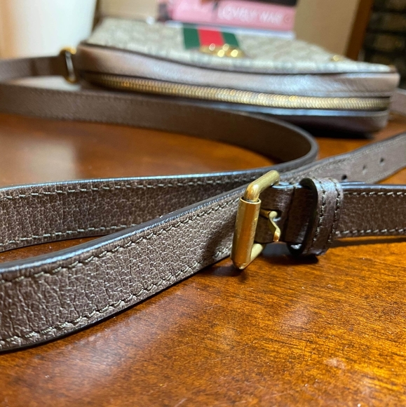 Gucci Ophidia GG Supreme Canvas MsgrBag FIRM $905 - Picture 7 of 8